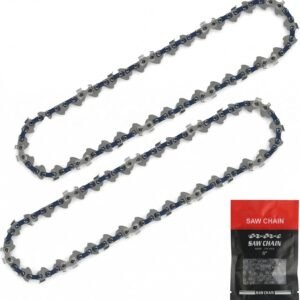 6 Inch Chainsaw Chain 2 Pack 37 Drive Links for Mini Chainsaw Replacement