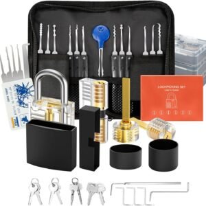 Lock Pick Set, Xkimos [42 Pcs] Premium Practice Lock Picking Tools Kit