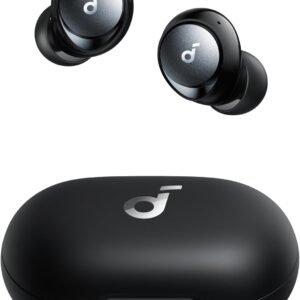 soundcore by Anker Space A40 Adaptive Active Noise Cancelling Wireless Earbuds, Reduce Noise by Up to 98%, Ultra Long 50H Playtime, 10H Single Playtime, Hi-Res Sound, Comfortable Fit, Wireless Charge