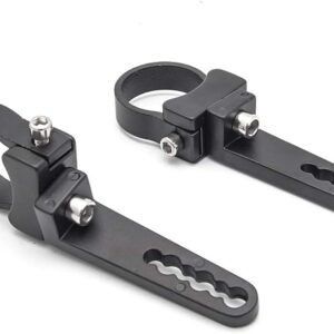 Tube Clamp Mounting Bracket, Roll Bar Clamps for 1.5 Inch Tube Roll Cage Bull Bar Roof Rack LED Light Bar Mount (Adjustable, 1 Pair)