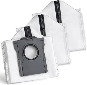 Hygieia Reusable Dust Bag for Dreame L10S Plus & Pro Ultra Heat/X40/X50 Ultra/L30 Ultra S/L40S Ultra/Pro Ultra/Aqua10 Series/Matrix10/ D20 Pro Plus - 3.2L, High Filtration, Zipper-Empty Design