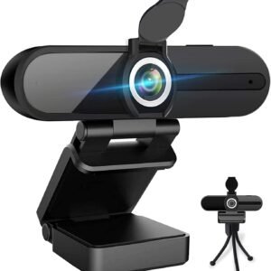 4K Webcam with Microphone, 8 Megapixel Web Cam, Ultra HD Web Camera for Computers, Webcam for Laptop Desktop, USB Webcam with Privacy Cover, Pro Streaming Webcam for Video Calling