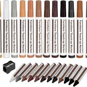 25 Pieces Furniture Repair Kit Wood Markers,Markers and Wax Sticks Used for Stains,Scratches,Wood Floors,Tables,Desks,Carpenters,Bedposts,Retouching Paint and Coverings Search by: Search on ebay Search on Walmart Search on Aliexpress ASIN : B0C7N69ZK9Submit #9,005 in home Prime / FBA 1 Qty: 10 (show table) (buy PRO) Brand: scondou Product information/details
