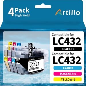 LC432 Replacement for Brother LC432 Ink Cartridges LC-432XL J6740DW Ink