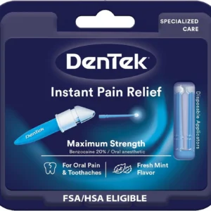 DenTek Adult Instant Tooth Pain Relief Kit with 50 Applicators