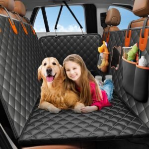 Dog Car Seat Cover, Hard Bottom Dog Car Hammock