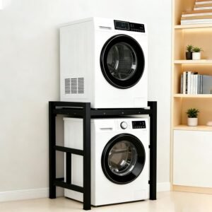 Heavy-Duty Washer Dryer Stacking Rack Adjustable Space