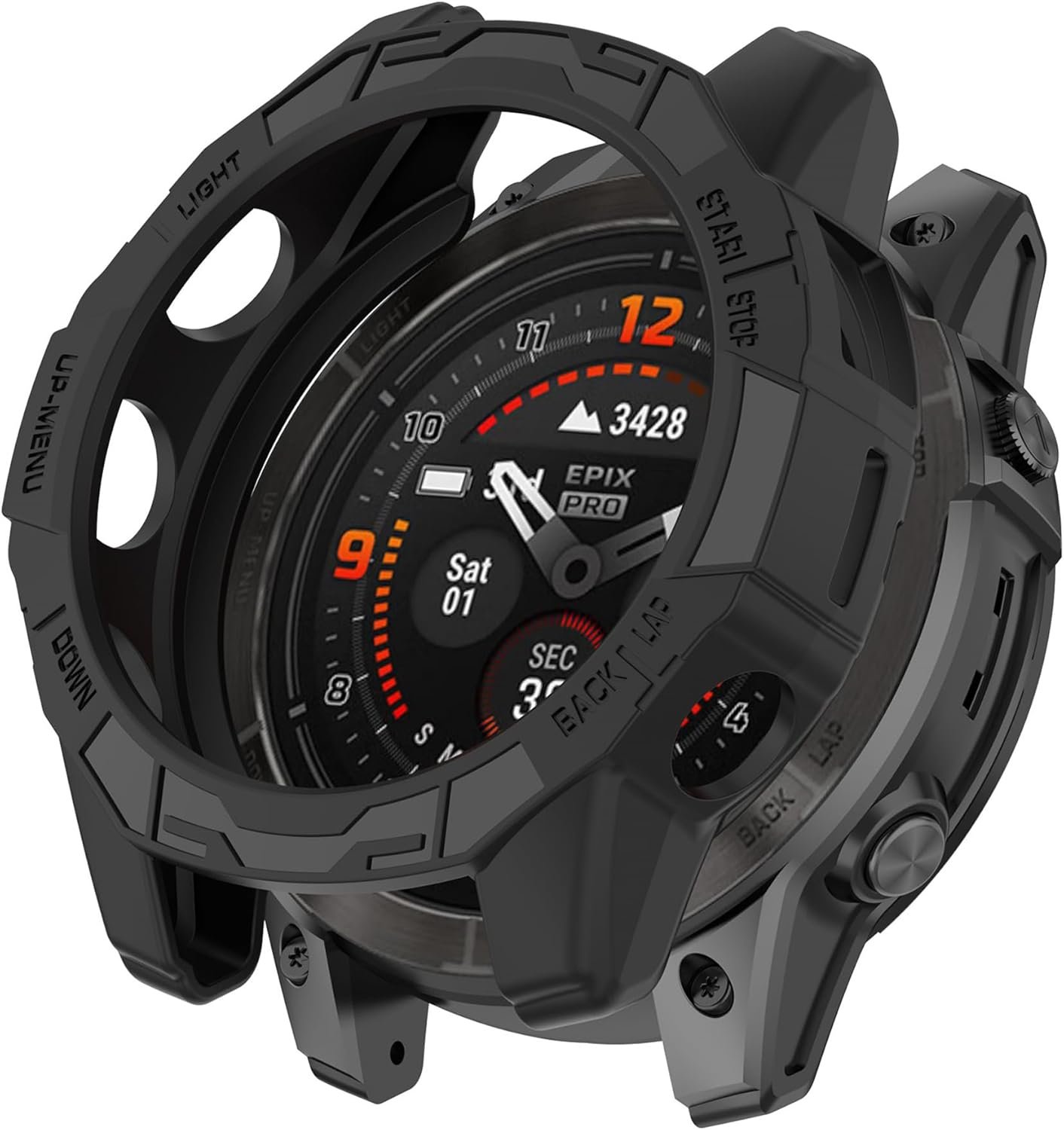 Muovrto Protective Cover for Garmin Fenix 7X/Fenix 7X Pro,Anti Drop TPU Protective Case for Garmin epix Pro (Gen 2) 51mm