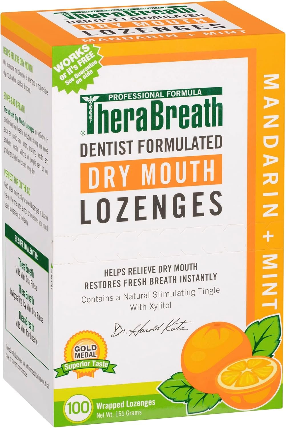 TheraBreath Dry Mouth Lozenges (Pack of 100)