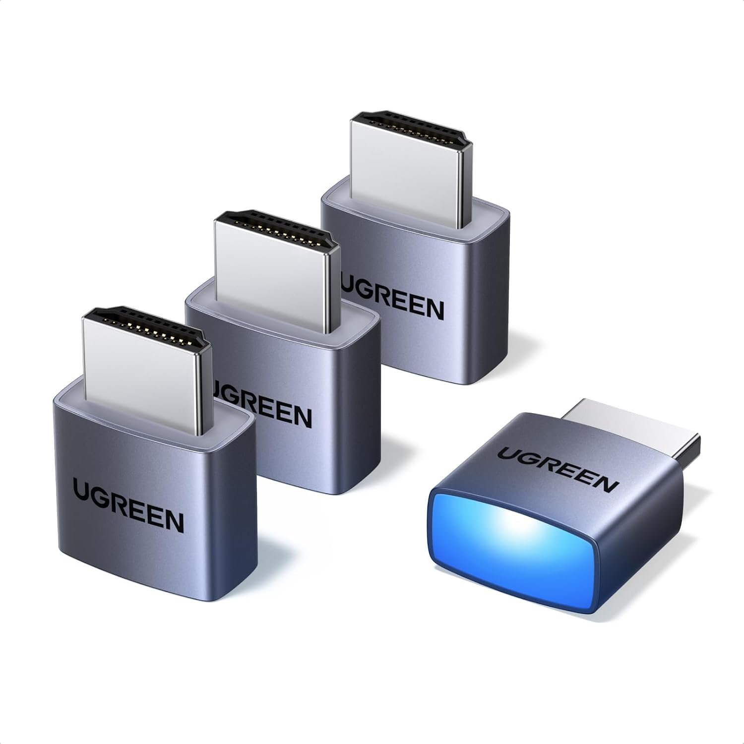 UGREEN HDMI Dummy Plug, EDID Emulator, 4K@60 Hz, 4-Pack