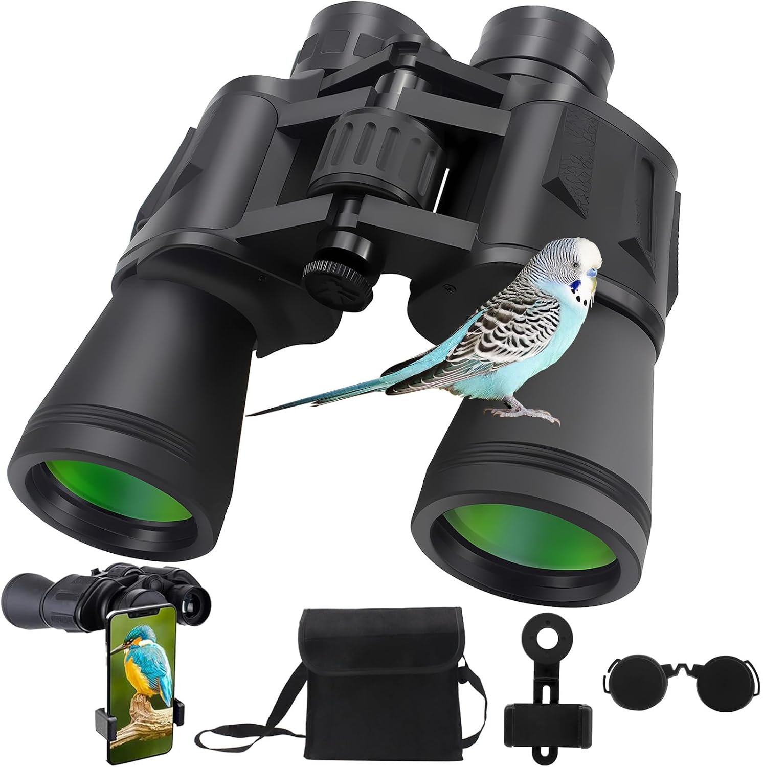 20x50 Binoculars for Adults High Powered with Phone Adapter