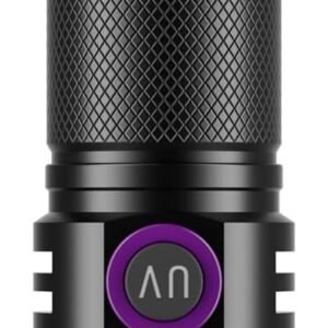 365nm UV Torch Rechargeable 30w Black Light with Filter Lens & LCD Display