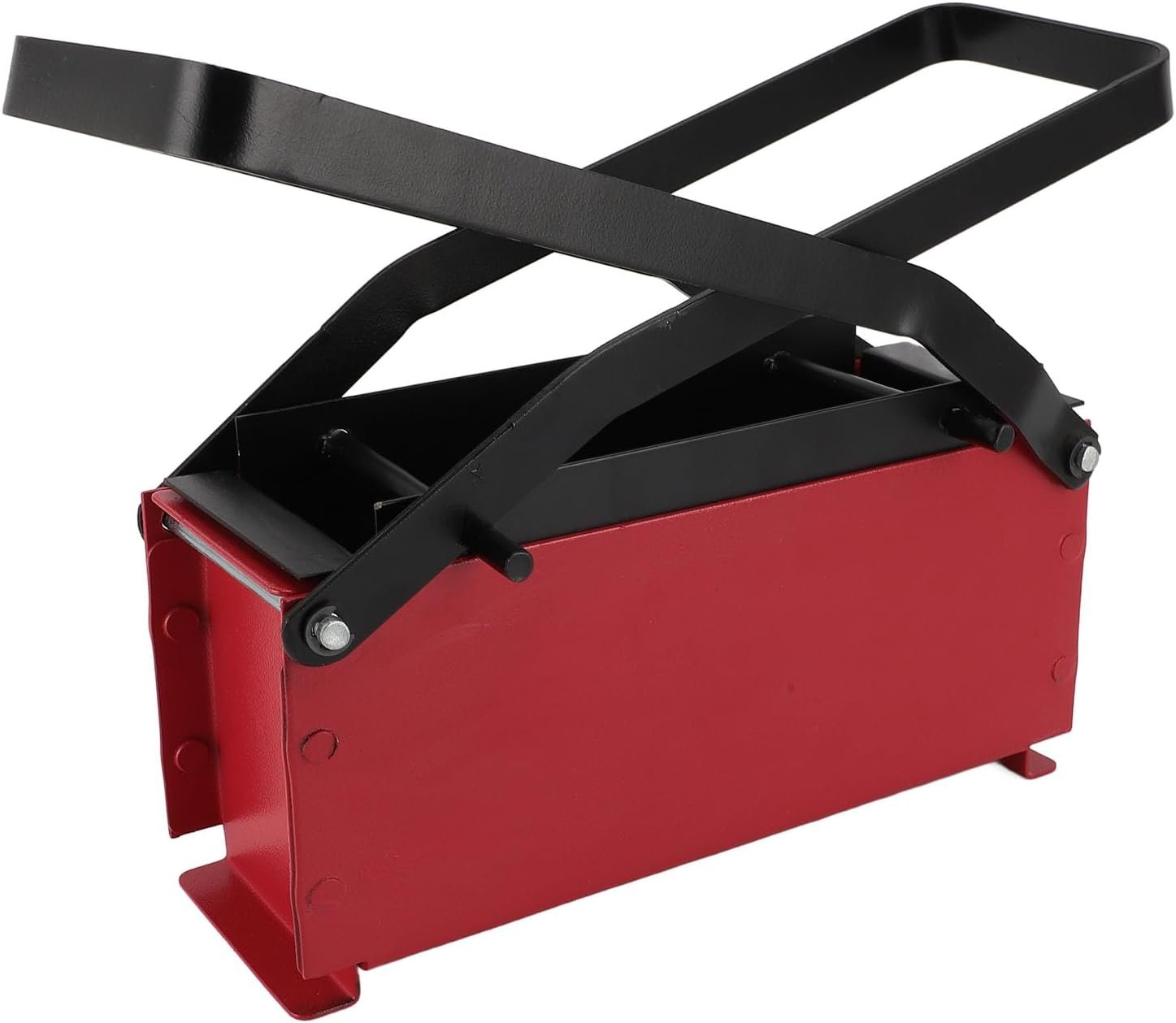EVGATSAUTO Paper Brick Maker, Iron Log Briquette Maker with Basket for Stove Fireplace Waste Paper Sawdust Leaves