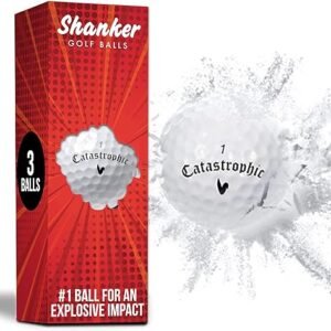 Shanker Golf Prank Balls - Shatter on Impact - Funny Joke for Golfers