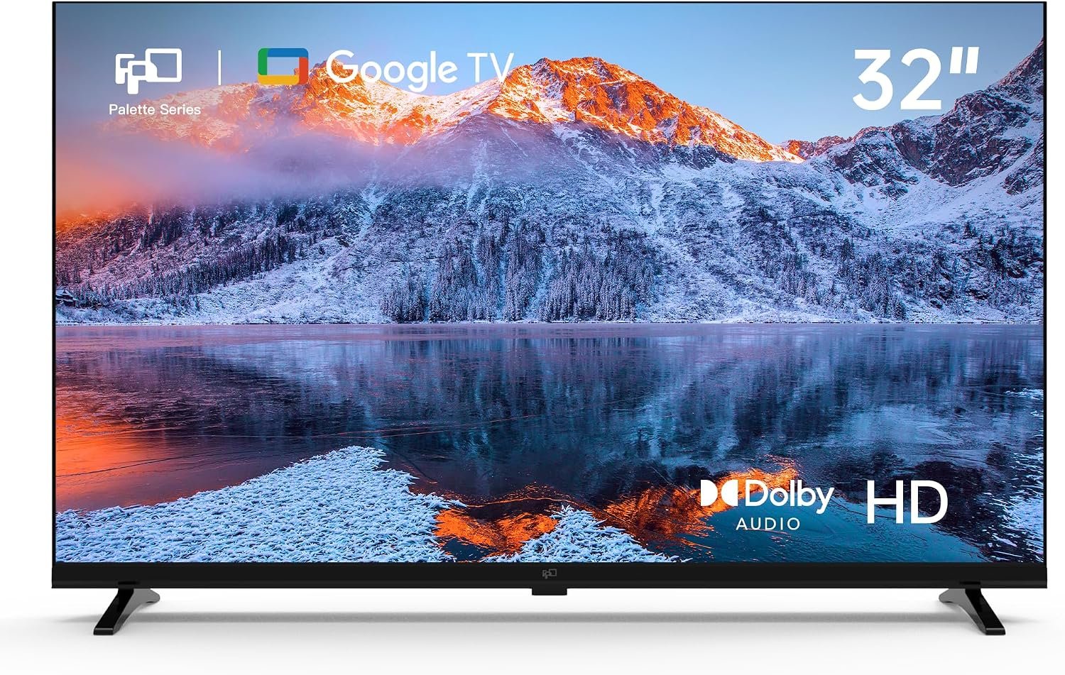 FPD 32-inch Smart TV, 720p, Google TV, Google Cast, HDR10, HD, Dolby Audio