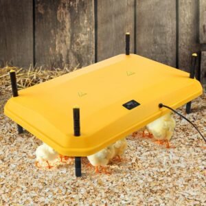Pet Scene Chicken Coop Heater 40x60cm Chicken Brooder Heater Chicken Heating Plate Brooder Warmer Chicken Coop Brooding Heater Poultry Duckling Chook 40 to 50 Chicks Adjustable Height