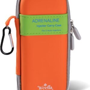 Protective Carry Case for 2 EpiPen Auto-Injectors, Green