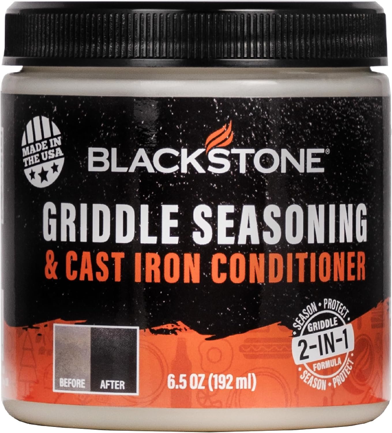 Blackstone 4114 Griddle Seasoning and Cast Iron Conditioner, 6.5 Ounce