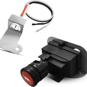 63788 Grill Igniter Kit Replacement for Weber Grill Q3200 Grills Replacement Parts, Weber Q320 Grill Ignition Replacement, Weber 57060001 586002 57067001 Igniter