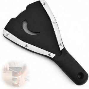 Jar Opener with Non-Slip Pad - Easy to Use Jar Openers for Seniors - Effortless Grip Tool for Weak Arthritic Hands - Adjustable Lid Opener for Elderly