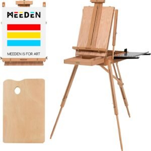 MEEDEN Portable French Sketchbox Art Easel: Foldable Standing Field Easel