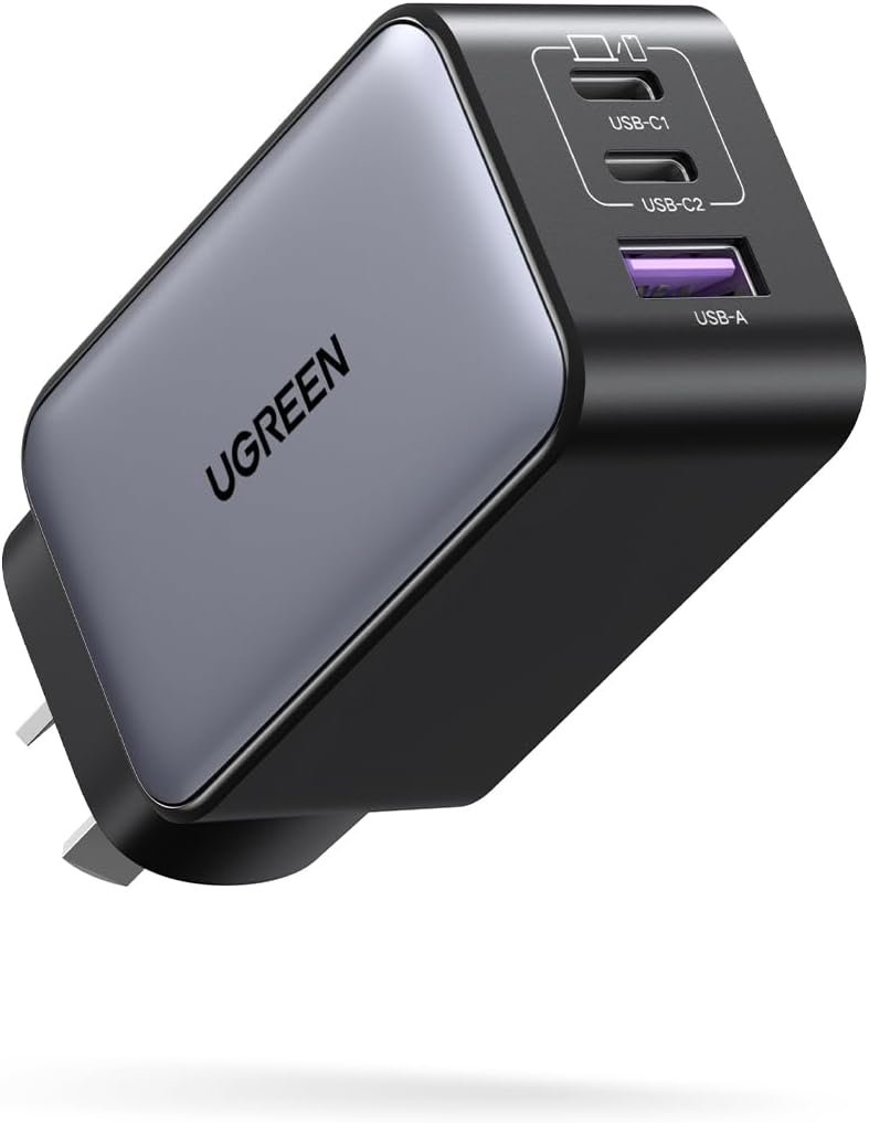 UGREEN USB C Charger 65W Nexode 3 Ports PPS GaN II PD Fast Charger Block