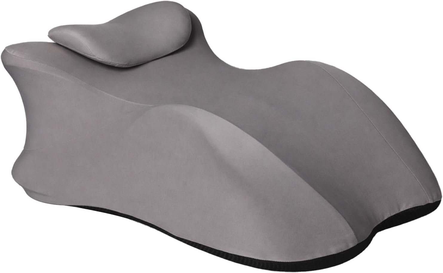 Urway Sex Pillow, Couples Pillow & Intimacy Wedge Pillow, Memory Foam Backrest Pillow for Pregnancy & Partner Support, Ergonomic Back Support, Multi-Position Comfort, Removable Cover, Grey