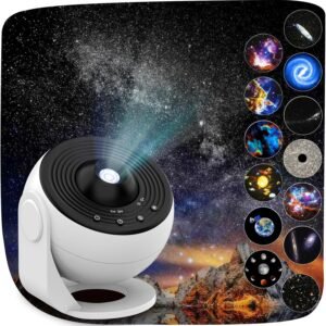 Galaxy Projector for Bedroom, 13 in 1 Planetarium Star Projector Night Light, Galaxy Lamp with Timer, Mood Light, Space Room Decor for Kids & Adults
