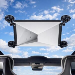 Starlink Mini Suction Mount, Heavy-Duty Car Windscreen & Sunroof Holder for 4WD, Caravan, Camping & Off-Grid