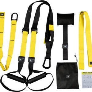 Suspension Training Kit,Resistance Trainer for Full Body for All Levels,Indoor & Outdoor Use Adjustable Training Straps,Supports Up to 500Kg, All-in-ONE Home Gym Equipment