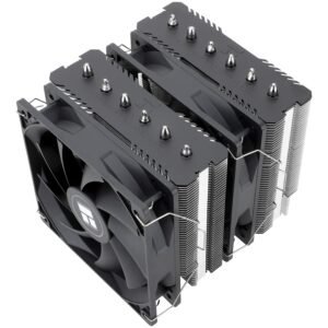 Thermalright Peerless Assassin 120 SE CPU Air Cooler, 6 Heat Pipes, Dual 120mm TL-C12C PWM Fan, Aluminium Heatsink Cover, AGHP Technology, for AMD AM4 AM5/Intel LGA 1700/1150/1151/1200（PA120SE）