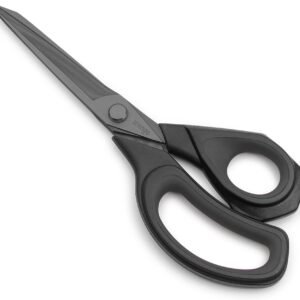 LIVINGO 8.5 Inch Black Sharp Heavy Duty Scissors for Fabric All Purpose
